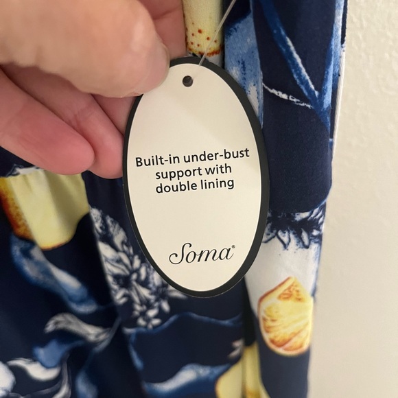 Soma Hi-neck Maxi dress size Large - Picture 7 of 9